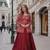 Maroon Simmer Free Size Stitched Lehenga Choli with Embroidery & Jequard Work