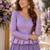 Lavender Simmer Free Size Stitched Lehenga Choli with Embroidery & Jequard Work