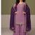 Heavy chinon lilac salwar suit for women ethnic wear