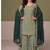 Heavy chinon pista green salwar suit for women ethnic wear