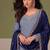 Heavy chinon sky blue salwar suit for women ethnic wear