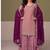 Heavy chinon peach salwar suit for women ethnic wear