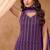 Latest cocktail wear purple chinon sharara suit for women
