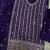 Latest cocktail wear purple chinon sharara suit for women