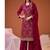 Rani pink straight suit for women georgette fabric