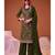 Mahendi green straight suit for women georgette fabric