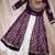 Purple Navaratri Special Kora Cotton Frill Lehenga with Patch Work Georgette Kurti