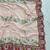Peach rangoli silkblend designer embroidered saree with mono banglory blouse