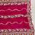 Rani pink rangoli silkblend designer embroidered saree with mono banglory blouse