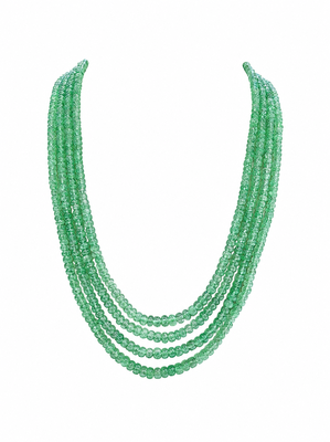 4 rows precious emeralds mala  4