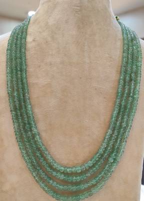 4 rows precious emeralds mala  5
