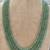 4 rows precious emeralds mala 