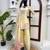 Cream heavy rayon kurta farshi palazzo set with shaded tabby silk blend dupatta