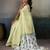 Printed floral ethnic motifs linen digital saree with blouse piece
