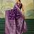 Woven design floral zari silk blend handloom banarasi saree with blouse piece