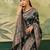 Woven design floral zari silk blend handloom banarasi saree with blouse piece