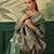 Woven design zari silk blend handloom banarasi saree with blouse piece