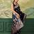 Woven design zari satin handloom mysore silk saree with blouse piece