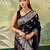 Woven design zari satin handloom mysore silk saree with blouse piece