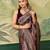 Woven design zari satin handloom mysore silk saree with blouse piece