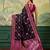 Woven design zari satin handloom mysore silk saree with blouse piece