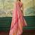 Floral zari pashmina handloom kanjeevaram saree with blouse piece
