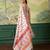 Floral zari pashmina handloom kanjeevaram saree with blouse piece