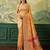 Floral zari pashmina handloom kanjeevaram saree with blouse piece