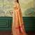 Floral zari pashmina handloom kanjeevaram saree with blouse piece