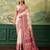 Floral zari pashmina handloom kanjeevaram saree with blouse piece