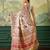 Floral zari pashmina handloom venkatgiri saree with blouse piece