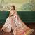 Floral zari pashmina handloom venkatgiri saree with blouse piece