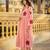 Women floral embroidered regular thread work kurta with trousers & with dupatta