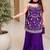 Women floral embroidered regular thread work kurta with sharara & with dupatta