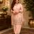 Women ethnic motifs embroidered regular thread work kurta with palazzo & with dupatta