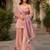 Women ethnic motifs embroidered regular kurta with sharara & with dupatta