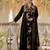 Women floral embroidered empire thread work kurta with palazzo & with dupatta