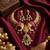 Antique gold temple jewelry set with kundan elephant motif necklace & earrings – indian bridal wedding choker