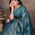 faux Kanjivaram banarasi jacquard silk blend saree with unstiched blouse piece
