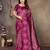 faux Kanjivaram banarasi jacquard silk blend saree with unstiched blouse piece