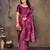 faux Kanjivaram banarasi jacquard silk blend saree with unstiched blouse piece