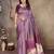 faux Kanjivaram banarasi jacquard silk blend saree with unstiched blouse piece