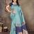 faux Kanjivaram banarasi jacquard silk blend saree with unstiched blouse piece