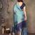 faux Kanjivaram banarasi jacquard silk blend saree with unstiched blouse piece