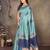 faux Kanjivaram banarasi jacquard silk blend saree with unstiched blouse piece