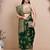 faux Kanjivaram banarasi jacquard silk blend saree with unstiched blouse piece