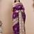 faux Kanjivaram banarasi jacquard silk blend saree with unstiched blouse piece