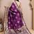 faux Kanjivaram banarasi jacquard silk blend saree with unstiched blouse piece