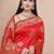 faux Kanjivaram banarasi jacquard silk blend saree with unstiched blouse piece