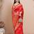 faux Kanjivaram banarasi jacquard silk blend saree with unstiched blouse piece
